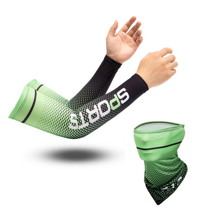 2023Uus Ice Silk Sleeve päikesekaitsekreem mansett UV päikesekaitsega varrukad libisemisvastased meeste naiste pikad kindad õues, lahe sport jalgrattasõit