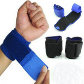 2 τεμάχια 1 Pair Carpal Protector Ρυθμιζόμενο γυμναστήριο Αθλητικό λουρί καρπού Περιτυλίγματος λουράκι Μαλακό βραχιολάκι Βραχίονες στήριξης καρπού