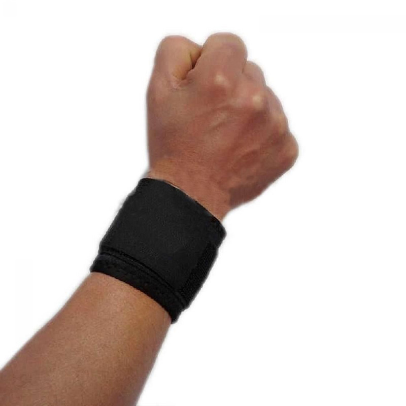 2 τεμάχια 1 Pair Carpal Protector Ρυθμιζόμενο γυμναστήριο Αθλητικό λουρί καρπού Περιτυλίγματος λουράκι Μαλακό βραχιολάκι Βραχίονες στήριξης καρπού