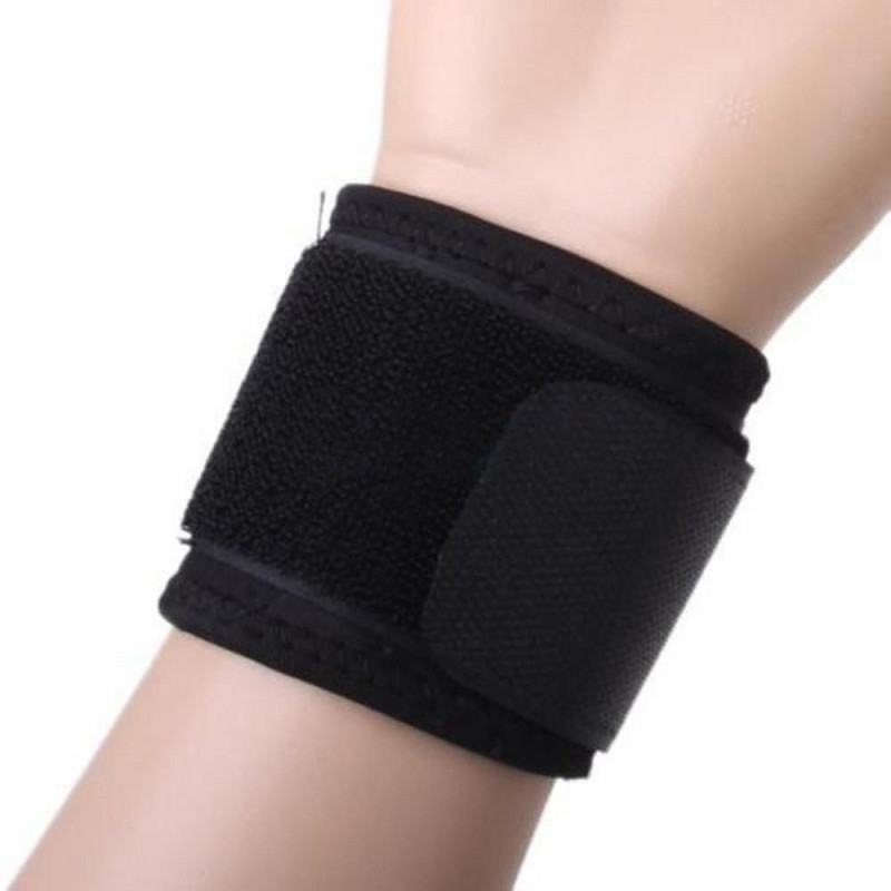 2 τεμάχια 1 Pair Carpal Protector Ρυθμιζόμενο γυμναστήριο Αθλητικό λουρί καρπού Περιτυλίγματος λουράκι Μαλακό βραχιολάκι Βραχίονες στήριξης καρπού