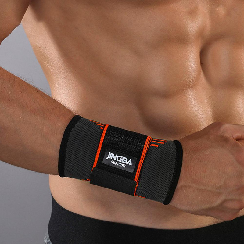 1 db könyöktámasztó rugalmas, lélegző könyökhüvely merevítő nylon kopásálló merevítő kompressziós pakolás edzőterembe