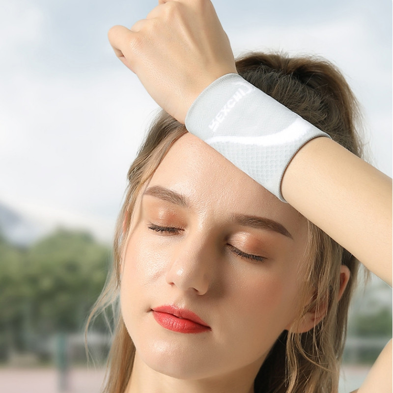 Yoga Fitness Brățări sport pentru femei care absoarbe transpirația Ciclism în aer liber