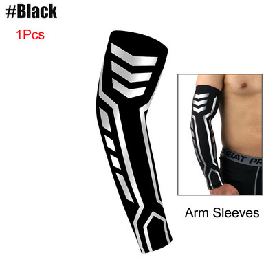 1 db Sport kompressziós kar ujjak, nedvességelvezető, nagy karmelegítők futáshoz, kerékpározáshoz, atlétikai vagy általános nők, férfiak számára