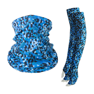 Õues kasutatavad päikesekaitsevarrukad ja rinnatükiga kombineeritud rattasõidu- ja spordikaitse, kaks-ühes ülikonna kalapüügi peapaela varrukad