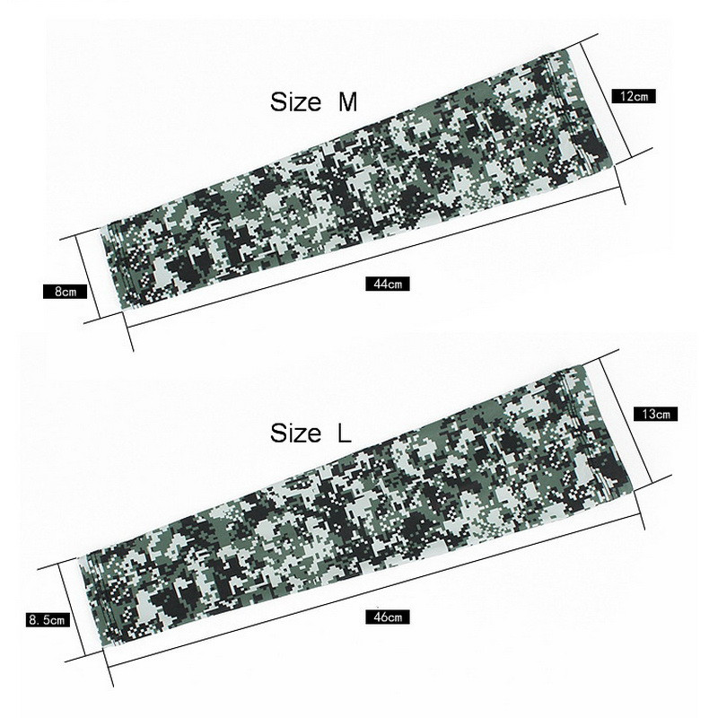 Μανίκια μπράτσων Tactical Army Camouflage για Ποδηλασία Ψάρεμα Cooling Sun Προστατευτικά μανίκια Αθλητική μανσέτα Καλύμματα μπράτσων για εξωτερικούς χώρους
