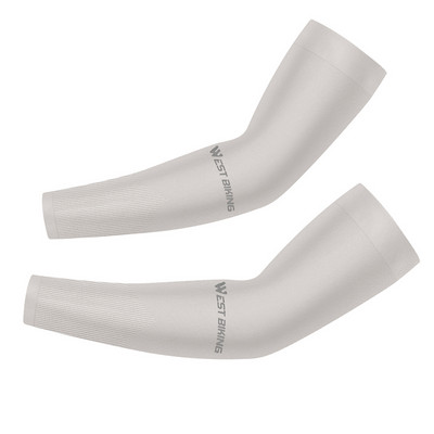 WEST BIKING Manșon de compresie pentru braț sport Baschet Ciclism Încălzitor de braț de vară Alergare Protecție UV Volei Benzi de protecție solară