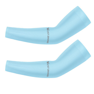 WEST BIKING Manșon de compresie pentru braț sport Baschet Ciclism Încălzitor de braț de vară Alergare Protecție UV Volei Benzi de protecție solară