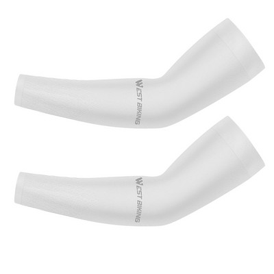 WEST BIKING Manșon de compresie pentru braț sport Baschet Ciclism Încălzitor de braț de vară Alergare Protecție UV Volei Benzi de protecție solară