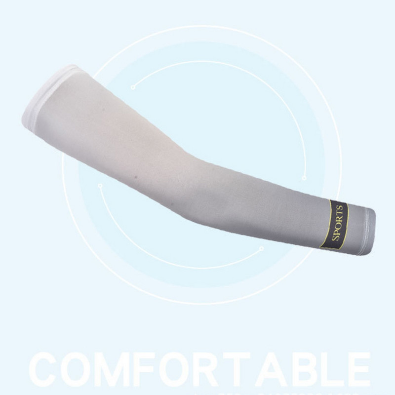 Unisex kompresijsko hlađenje, UV zaštita, sunčani rukavi, duga navlaka za ruke, protuklizni grijači za sportove na otvorenom, navlaka za sunčanje