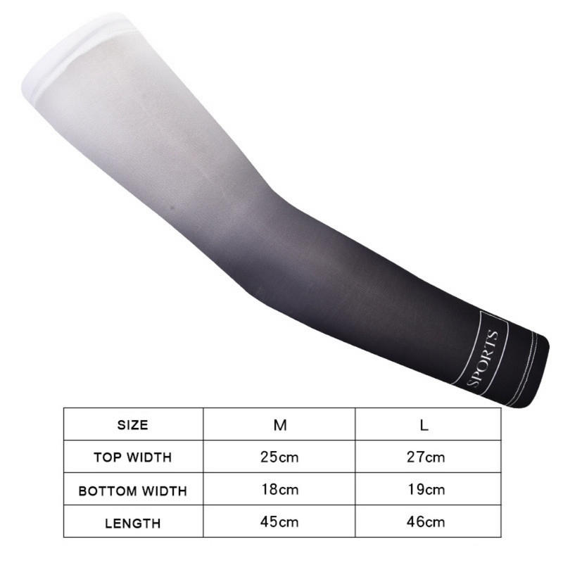 Unisex kompresijsko hlađenje, UV zaštita, sunčani rukavi, duga navlaka za ruke, protuklizni grijači za sportove na otvorenom, navlaka za sunčanje