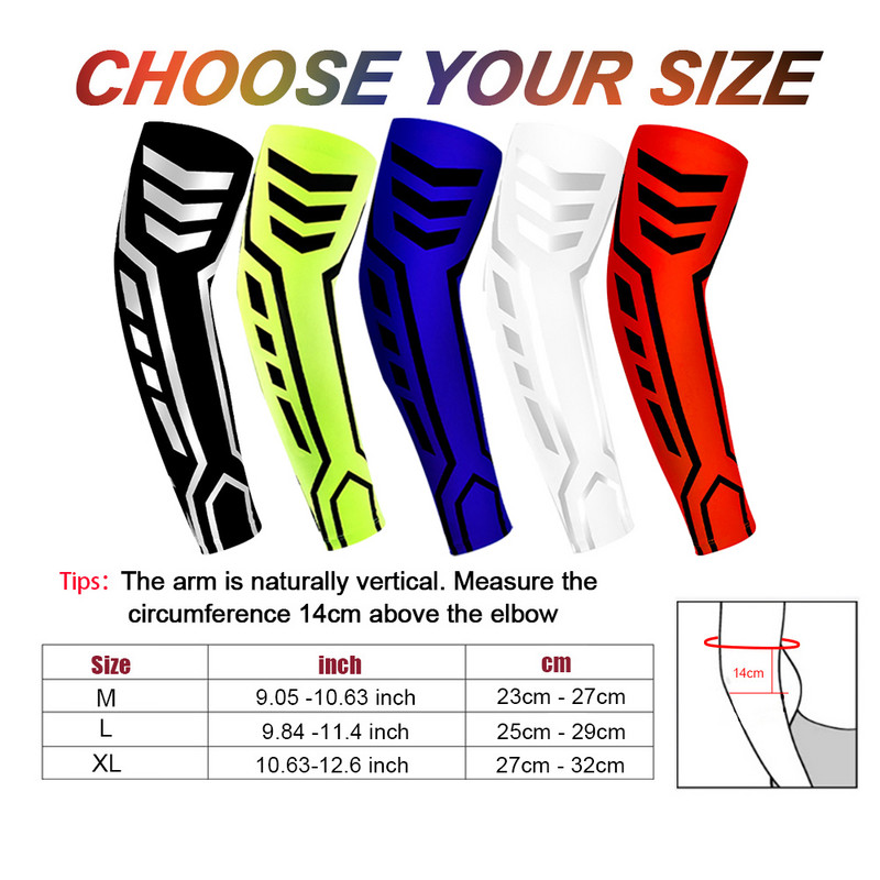 1 tk spordikäe survevarrukas korvpalli rattakäe soojendaja suvejooksu UV-kaitsega võrkpalli päikesekaitseribad