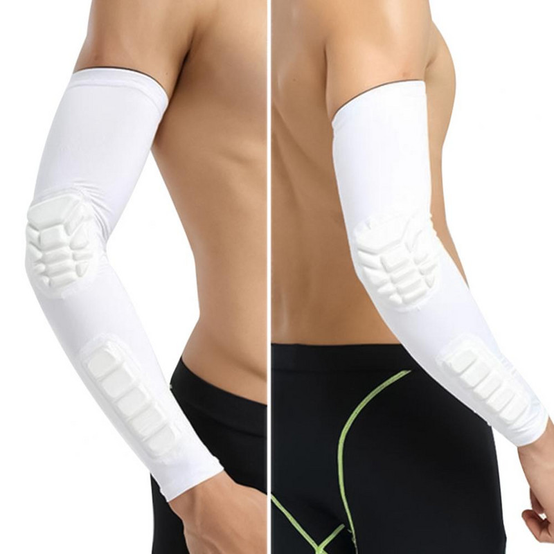 1 db sport kosárlabda futball csúszásgátló ütközésgátló könyöktámasz Elasztikus védőbetét kosárlabda karvédő hüvely