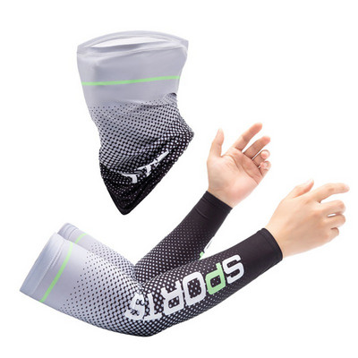 Mâneci unisex pentru brațe Mâneci pentru bicicletă Protecție UV Mâneci pentru alergare pentru ciclism Protecție solară Nailon Încălzitor de braț rece Soare Mtb Manșetă