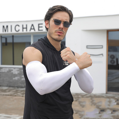 2db XXL hűtőkar ujjak huzat Sport futás UV napvédelem kültéri férfi horgászat kerékpározás ujjú fitnesz karmelegítő X045