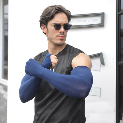 2db XXL hűtőkar ujjak huzat Sport futás UV napvédelem kültéri férfi horgászat kerékpározás ujjú fitnesz karmelegítő X045