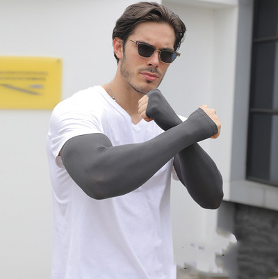 2db XXL hűtőkar ujjak huzat Sport futás UV napvédelem kültéri férfi horgászat kerékpározás ujjú fitnesz karmelegítő X045