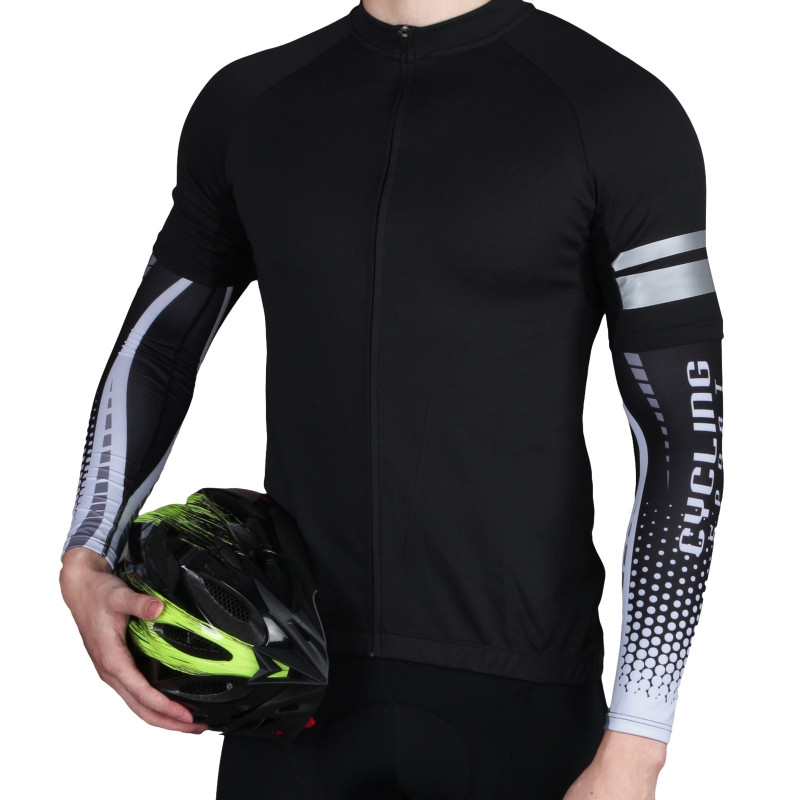 Karhüvely Felnőtt Gyermek Poliészter Nedvességelvezető Légáteresztő Hűtő Napernyő Kéz könyökvédő Huzat Kerékpározás