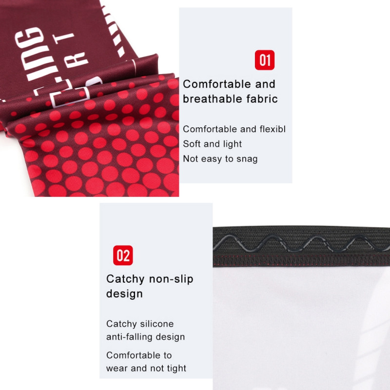 Karhüvely Felnőtt Gyermek Poliészter Nedvességelvezető Légáteresztő Hűtő Napernyő Kéz könyökvédő Huzat Kerékpározás