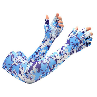 1 ζεύγος μανίκια ψυκτικού βραχίονα Κάλυμμα Γυναικείο Αντρικό Αθλητικό τρέξιμο UV Sun Protection Μανίκια για ψάρεμα για ποδηλασία εξωτερικού χώρου