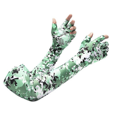 1 ζεύγος μανίκια ψυκτικού βραχίονα Κάλυμμα Γυναικείο Αντρικό Αθλητικό τρέξιμο UV Sun Protection Μανίκια για ψάρεμα για ποδηλασία εξωτερικού χώρου