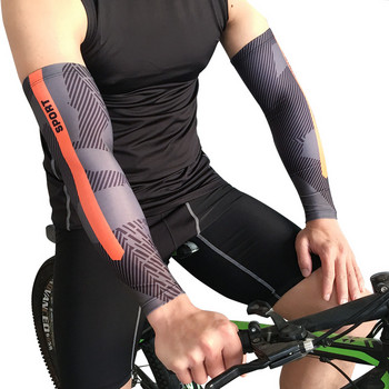 2 τμχ Ποδήλατο αθλητικής ποδηλασίας Προστατευτικό κάλυμμα μανσέτας προστασίας από τον ήλιο UV Προστατευτικό μανίκι μπράτσου Μανίκια θερμαντήρες μπράτσων ποδηλάτου