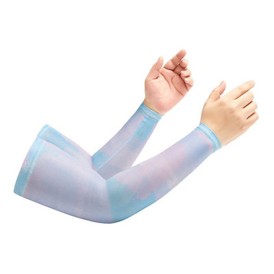 2 tk Kontrastsed värvid Unisex jahutusvarrukad Hingavad UV-kaitse Jooksuvarre kate Jalgratta käekaitsed peidus tätoveeringuks