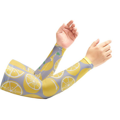 2 tk Kontrastsed värvid Unisex jahutusvarrukad Hingavad UV-kaitse Jooksuvarre kate Jalgratta käekaitsed peidus tätoveeringuks