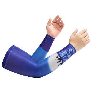 2 tk Kontrastsed värvid Unisex jahutusvarrukad Hingavad UV-kaitse Jooksuvarre kate Jalgratta käekaitsed peidus tätoveeringuks