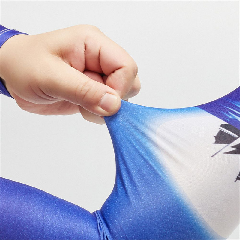 2 tk Kontrastsed värvid Unisex jahutusvarrukad Hingavad UV-kaitse Jooksuvarre kate Jalgratta käekaitsed peidus tätoveeringuks