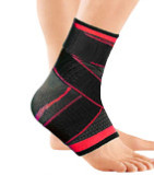 Reguliuojamas kulkšnies atramos kompresinis kulkšnies įtvaras, skirtas bėgimui futbolui, krepšiniui, nailoninis megztas sporto salės tvarstis kulkšnies dirželis