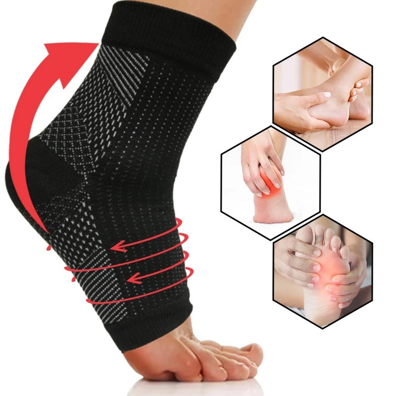 Foot angel anti-fatigue compression jalavarrukas pahkluu toetamine Jooksutsükkel Korvpall Spordisokid Välitingimustes Meeste Pahkluu traksidega sokid