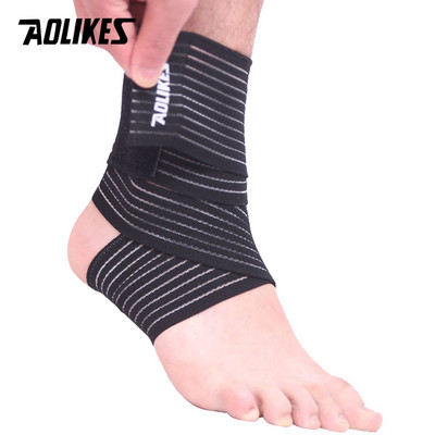 AOLIKES 1 buc. Bandaje pentru tulpini profesionale pentru sporturi, bandaje elastice pentru suport pentru glezna, protectie pentru glezna, bandaj, protectie pentru sala de sport