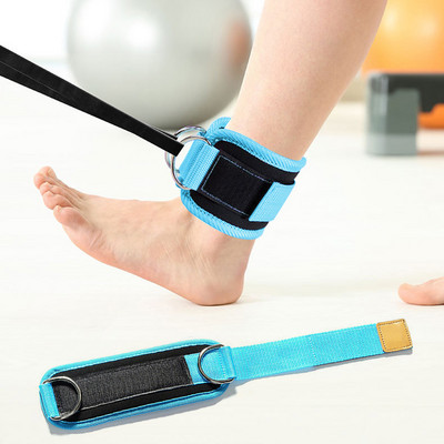 Fitness pahkluu rihmad D-rõngas Reguleeritav pahkluu kaitserihm Sport puusalihased jalad Jõusaal Treening Treening Sport Ohutus Kaitsevarustus