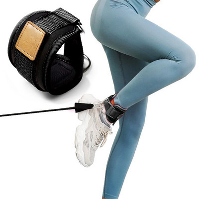 Fitness pahkluu rihmad D-rõngas Reguleeritav pahkluu kaitserihm Sport puusalihased jalad Jõusaal Treening Treening Sport Ohutus Kaitsevarustus