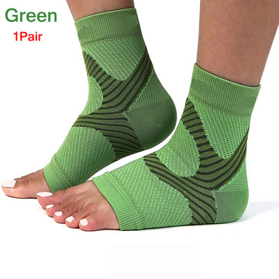 GOMOREON 1 pereche de șosete pentru gleznă fasciita plantară șosete de femei pentru femei, șosete de compresie pentru neuropatie, șosete de susținere a arcului