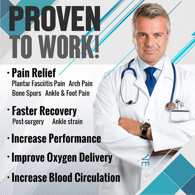 GOMOREON 1 pereche de șosete pentru gleznă fasciita plantară șosete de femei pentru femei, șosete de compresie pentru neuropatie, șosete de susținere a arcului