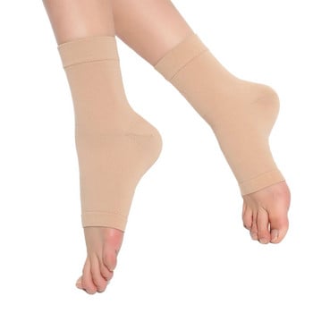 1 Ζεύγος μανίκια κάλτσες πελματιαίας απονευρωσίτιδας, κάλτσες συμπίεσης 30-40 mmHg για υποστήριξη αστραγάλου, αποκατάσταση τραυματισμών, ανακουφίζει από το πρήξιμο Γυναίκες άνδρες