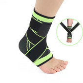 1 buc. gleznă pentru sport, curea de compresie, mâneci, țesătură 3D, bandaj elastic, echipament de protecție pentru picioare, gimnastică, fitness, gleznă