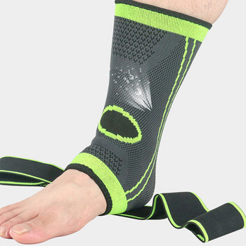 1 PC Спортна скоба за глезена Компресионна лента Ръкави Поддържат 3D тъкане Еластична превръзка Защитна екипировка за крака Фитнес зала Фитнес Глезена