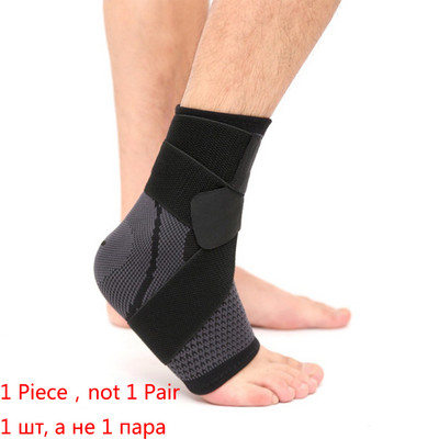 1 buc. gleznă pentru sport, curea de compresie, mâneci, țesătură 3D, bandaj elastic, echipament de protecție pentru picioare, gimnastică, fitness, gleznă