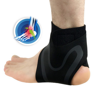 Ляв/десен ръкав за опора на глезена Чорапи Компресия Защитна пета против навяхване Превръзка под налягане Поддържаща глезена Крак BN