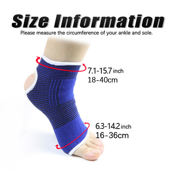 1 ζευγάρι Super Soft Ankle Support Protection Gym Running Protection Foot Bandage Elastic Ankle Guard Guard Sport Fitness Support