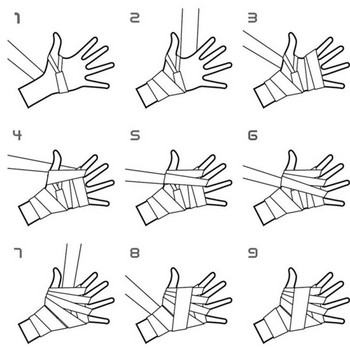 2,5 m Cotton Bandage Boxing Wrist Bandage Hand Wrap Combat Protect Boxing Kickboxing Muay Thai Handwraps Training Gloves
