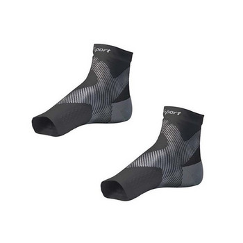 2 τεμ. Μανίκι στήριξης συμπίεσης αστραγάλου ελαστικό αναπνεύσιμο για αποκατάσταση τραυματισμών Πόνος στις αρθρώσεις Πόδι Μπάσκετ ποδόσφαιρο Αθλητικές κάλτσες