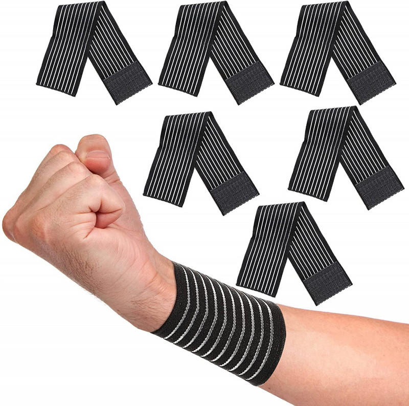 1PC Високоеластична компресионна превръзка 40~180cm Спортна кинезиологична лента за глезена, китката, коляното, прасеца, бедрата Обвивки Поддържащ протектор