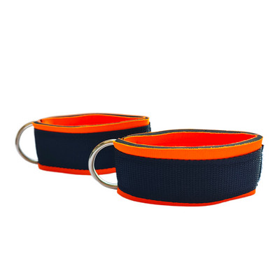 Fitnessi D-rõngaga pahkluu rihmad, reguleeritavad jalga toetavad pahkluu kaitsjad jõusaali jalarihmaratas koos pandlaga tagasilöögi tuhara treeningu jalgade kaitsmega