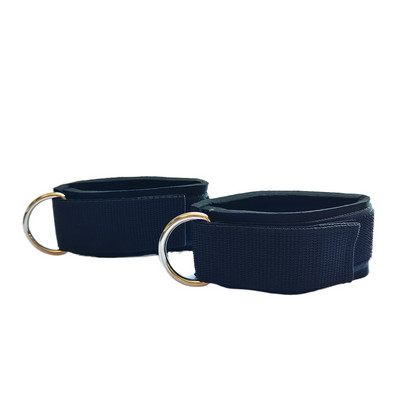 Fitnessi D-rõngaga pahkluu rihmad, reguleeritavad jalga toetavad pahkluu kaitsjad jõusaali jalarihmaratas koos pandlaga tagasilöögi tuhara treeningu jalgade kaitsmega