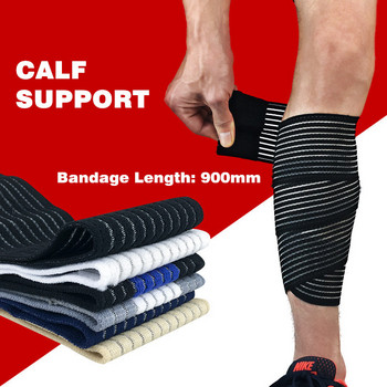 1 τεμάχιο αθλητικός επίδεσμος για τον καρπό του αγκώνα της γάμπας Προστατευτικό στήριξης γονάτων ποδιών αστραγάλου συμπίεση Sport Tape Fitness Gym L672