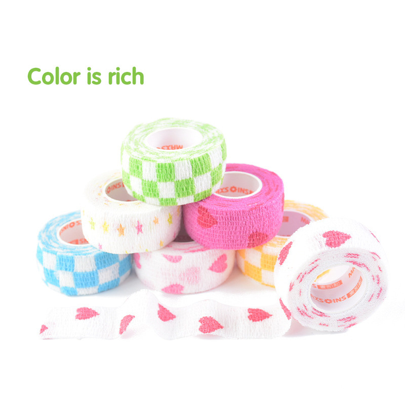 2,5x450cm Multikad Camo Sport Elastne Side Isekinduvad Sidemed Teibid Kinesio Meditsiiniline sõrmeteip Isekleepuv kipsirull