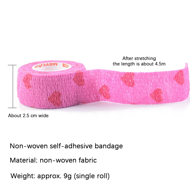 2,5x450cm Multikad Camo Sport Elastne Side Isekinduvad Sidemed Teibid Kinesio Meditsiiniline sõrmeteip Isekleepuv kipsirull